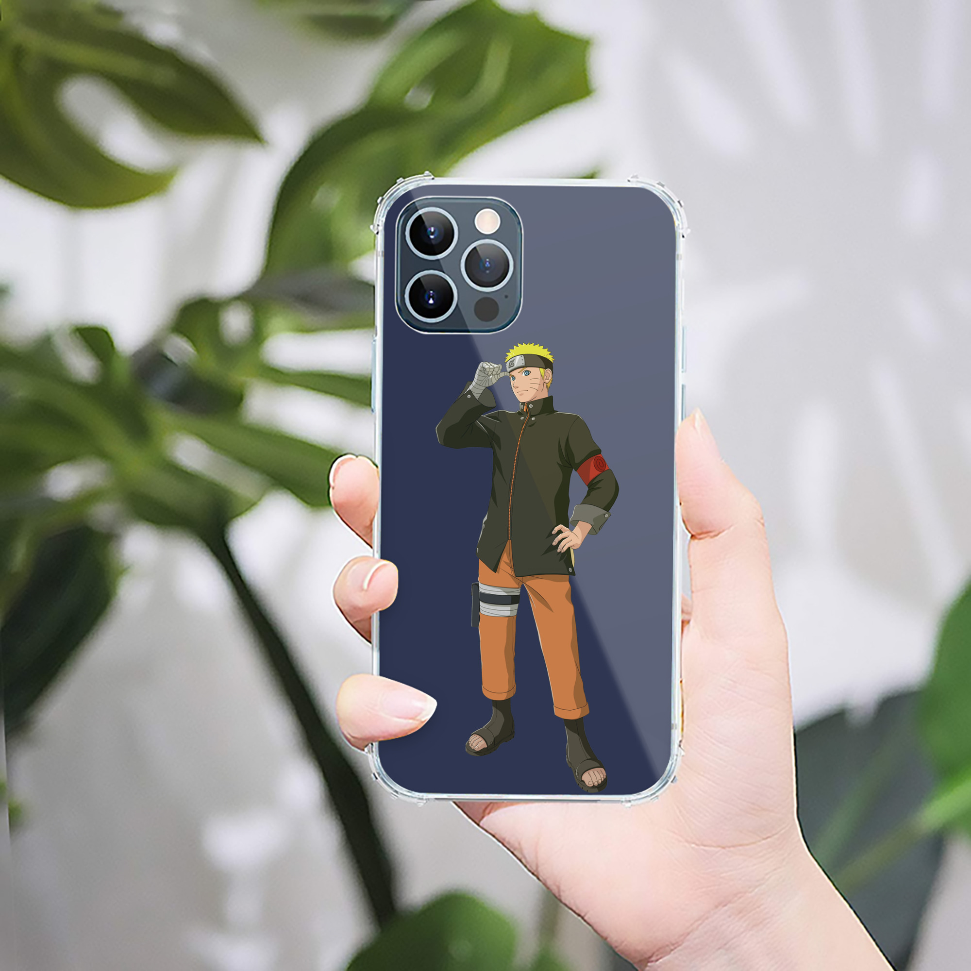 （画像用） NARUTO -ナルト- うずまき ナルト Uzumaki Naruto 【iPhone 12シリーズ対応】透明スマホケース（クリアソフトケース）